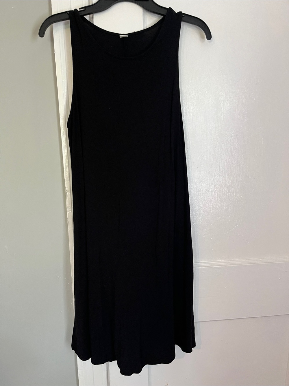 Old Navy Black Sleeveless Swing Dress